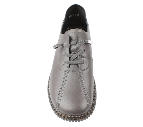 Pantofi casual, dama, FORMAZIONE, S9278-2 gri, piele naturala